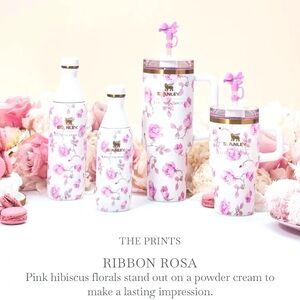 THE STANLEY X LOVESHACKFANCY ALL DAY SLIM BOTTLE | 20 OZ
Ribbon Rosa